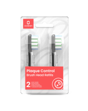 Końcówki Oclean Plaque Control - black, 2 sztuki