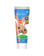 Pasta do zębów dla dzieci Brush-Baby z fluorem 0-3 lat jabłko z miętą 50ml