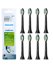 Końcówki Philips Sonicare HX6068/13 Optimal White - black 8 sztuk