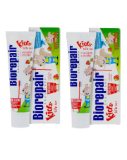 2x Pasta do zębów dla dzieci Biorepair Kids poziomka 0-6 lat 50ml