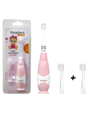 BLACK WEEKS: Szczoteczka soniczna PixieDent Baby różowa + dodatkowa końcówka GRATIS