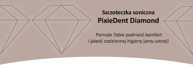 szczoteczka soniczna pixiedent diamond black