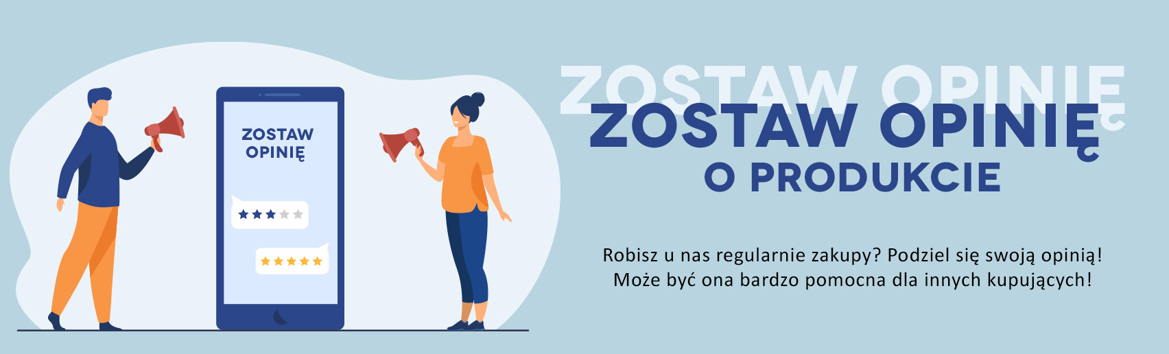 podziel się opinią o produktach